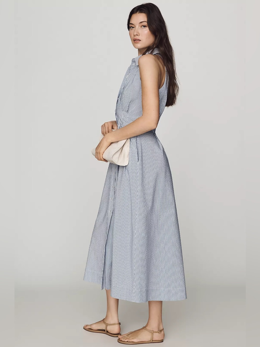 Anthropologie Tobie Sleeveless Shirtdress by Exquise - Picture 2 of 7